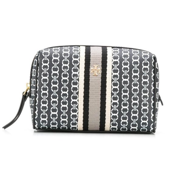 Tory Burch Handbags - Tory Burch Gemini Link Canvas Small Pouch